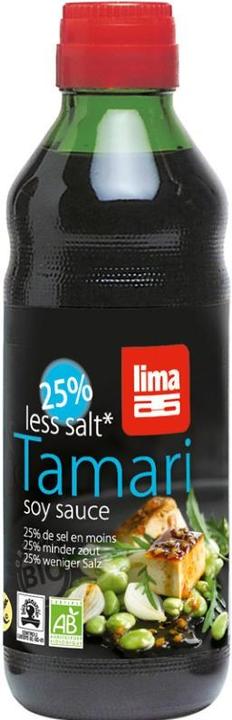 Actual product image Lima Tamari soya sauce 25% less salt organic