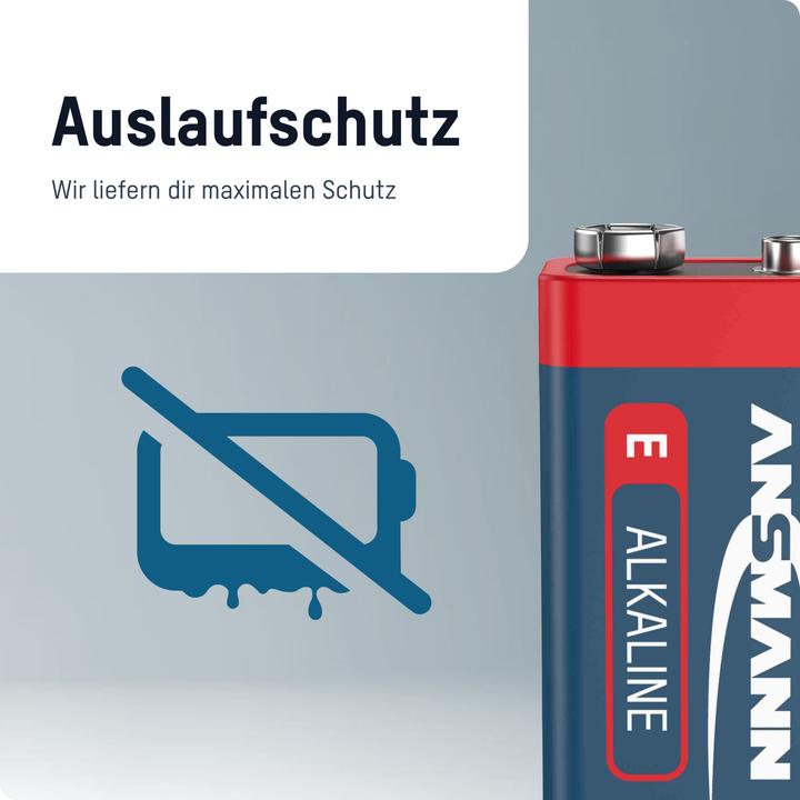 Produktbild Ansmann Alkaline 9V-Block red-line (1 Stk., 9V Block, 550 mAh)