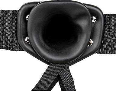 Image du produit RealRock Vibrating Hollow Strap-on No Balls - 6" / 15,5 cm