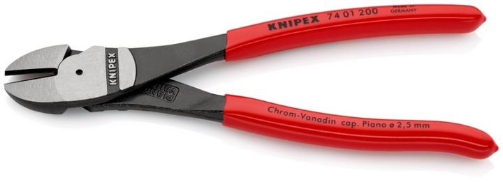 Produktbild Knipex Kraft-Seitenschneider 74 01 200 SB (200 mm)