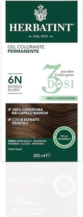 Produktbild Herbatint Antica Erboristeria 6N 300ml (6N Dunkelblond)