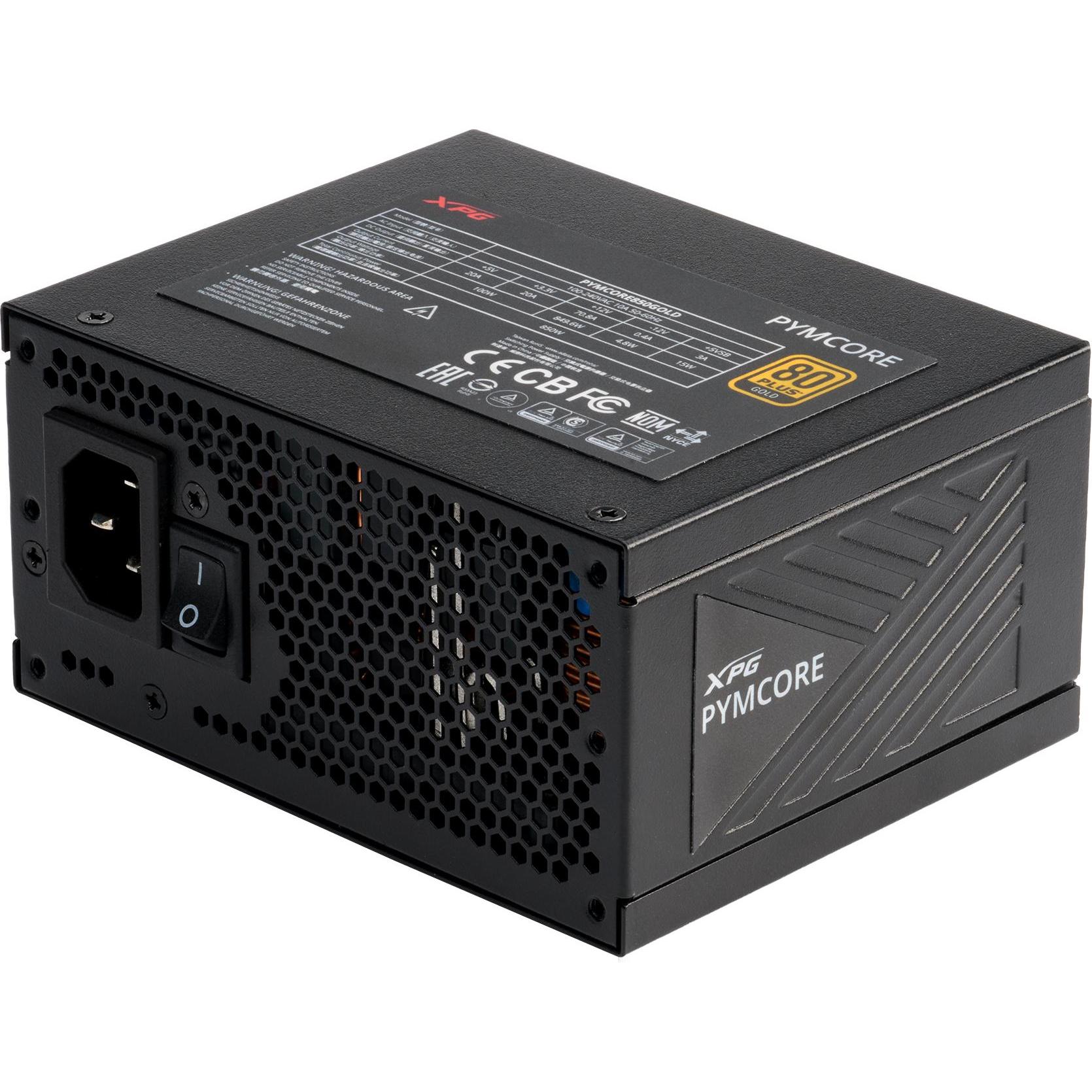 Adata XPG PYMCORE 750W 80 PLUS GOLD (750 W), Alimentatore PC, Nero