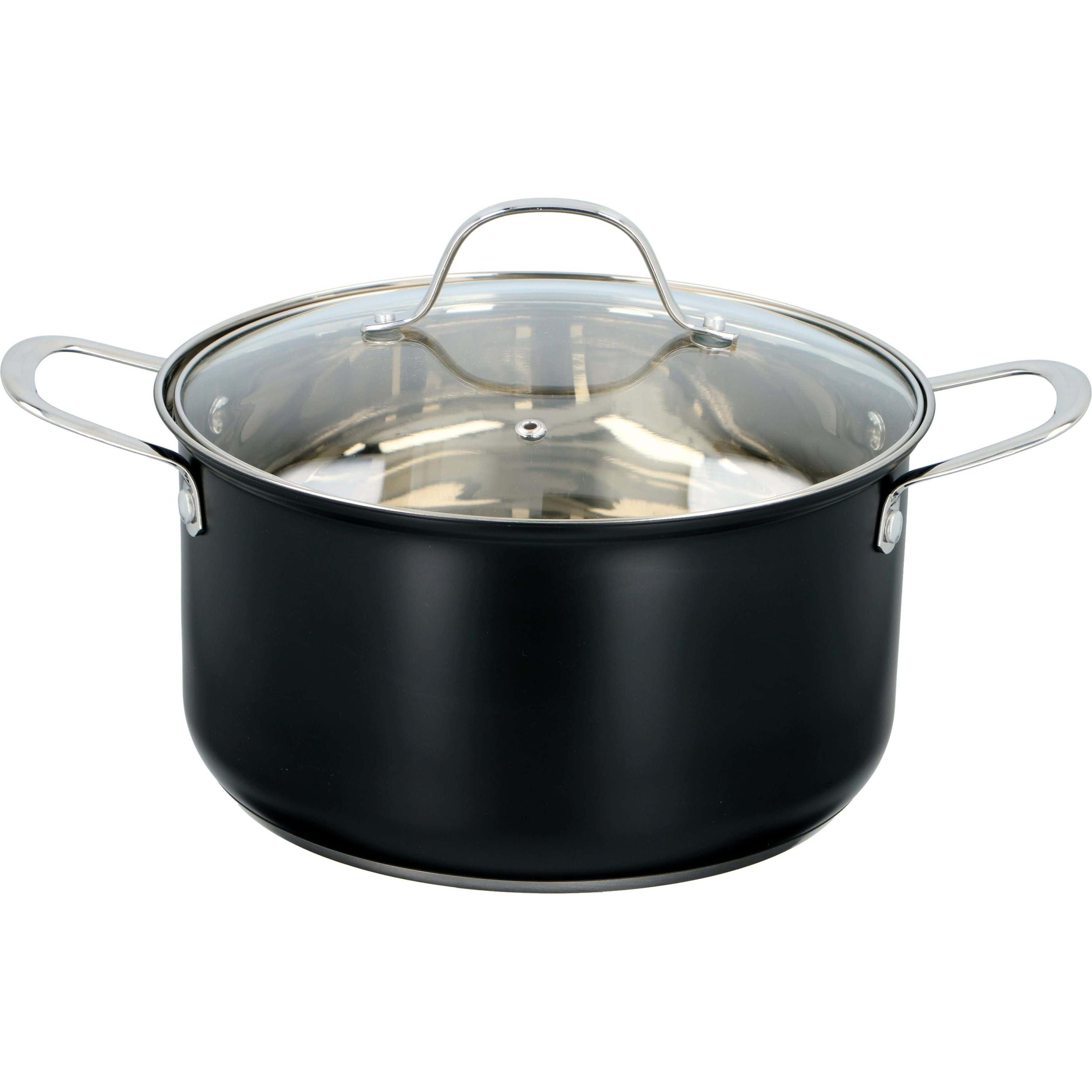 Thumbnail - alpina Cookware set Matt Black 7pc 1, Pfanne + Kochtopf, Schwarz