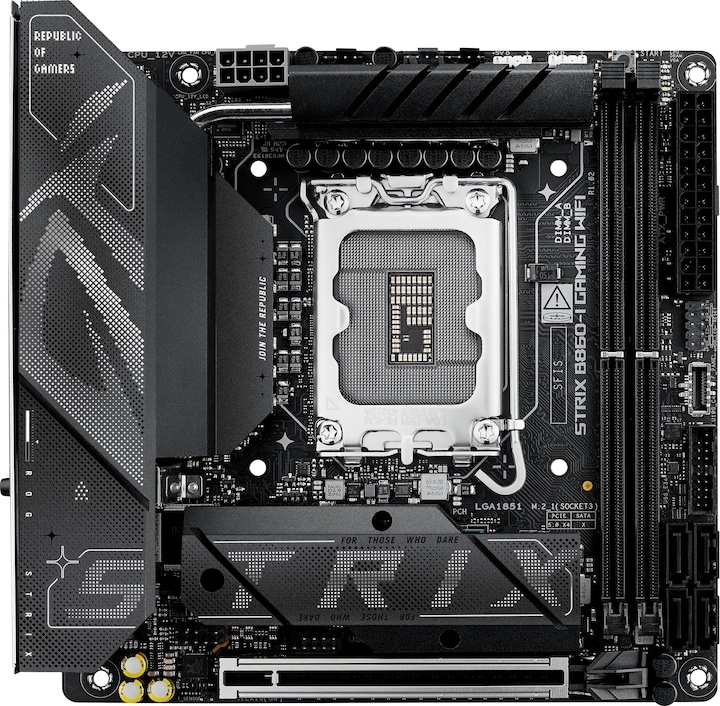 Produktbild ASUS ROG STRIX B860-I GAMING WIFI (LGA 1851, Intel B860, Mini-ITX)