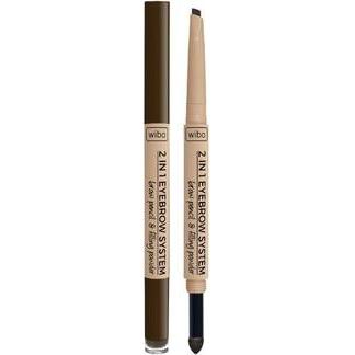 Wibo, Augenbrauenstift, 2 In 1 Eyebrow Eyebrow Eyebrow Pencil System No. 3 2G