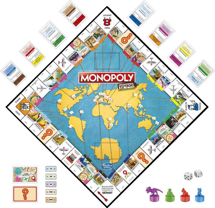 Produktbild Monopoly Reise um die Welt (Französisch)