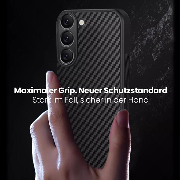 Produktbild RPD Samsung Galaxy S25 - Robustes TPU-Case mit Carbon-Optik, Schwarz (Samsung Galaxy S25)
