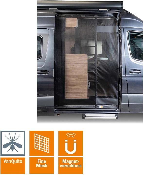 Immagine prodotto VanQuito Zanzariera con porte scorrevoli, destra
