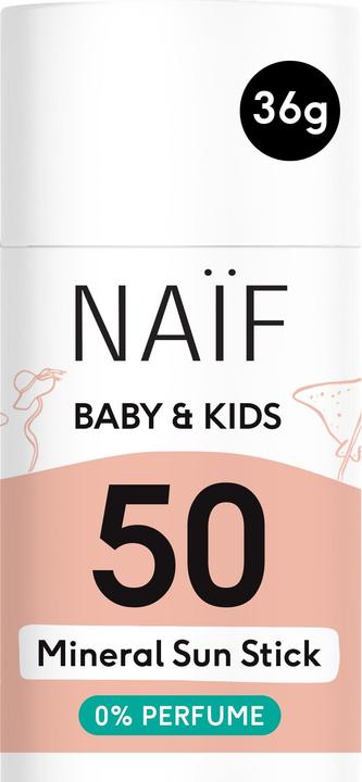 Image du produit Naïf Stick de protection solaire (Stick solaire, SPF 50, 36 g)