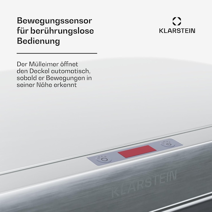 Image du produit Klarstein Touchless Sensor-Mülleimer (56 l)