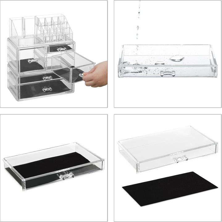 Immagine prodotto Relaxdays Organizer make-up 21 scomparti