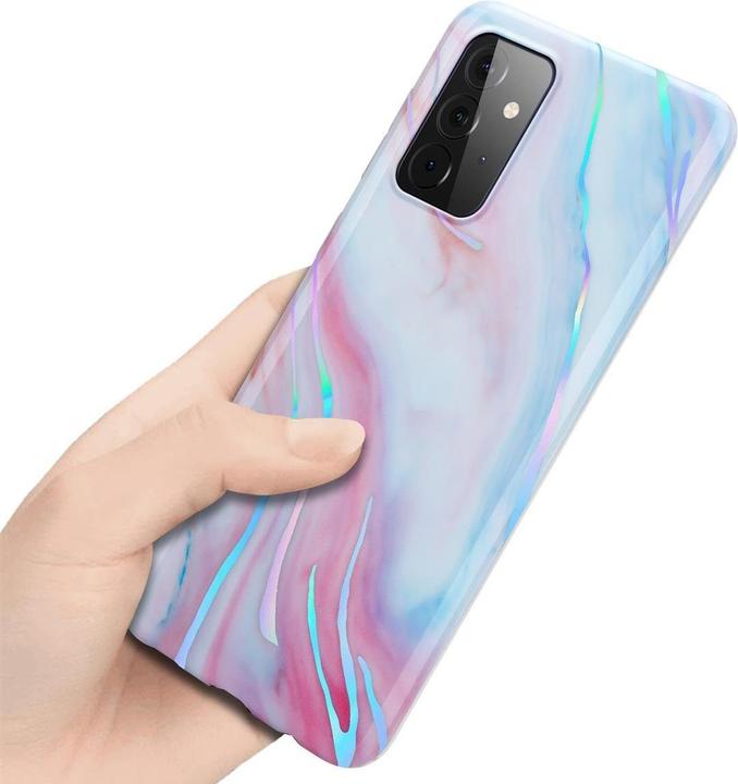 Image du produit Cadorabo Couverture IMD TPU Marbre coloré (Samsung Galaxy A72)