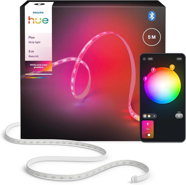 Philips Hue Flux Lightstrip 5m (RGBW, 500 cm, Indoor)