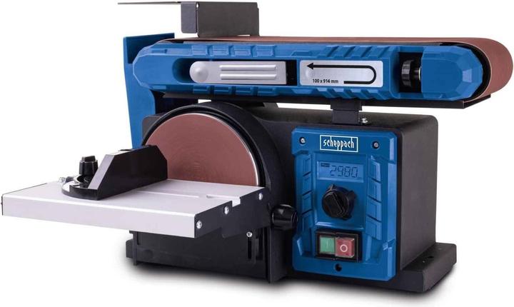 Actual product image Scheppach Belt and disc sander BTS800Vario (Belt sanders, Disc Sander, 400 W)