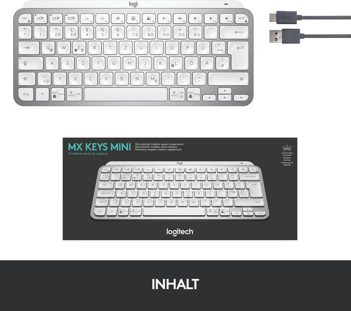 Produktbild Logitech MX Keys Mini (DE, Kabellos)