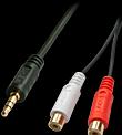 Produktbild Lindy Cinch Buchse - Klinke (0.25 m, 3.5mm Klinke (AUX), Cinch)