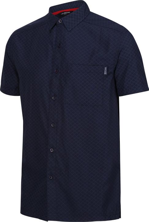 Actual product image Regatta Mens Mindano VIII Patterned Short-Sleeved Shirt (S)