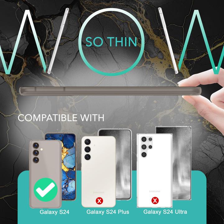 Image du produit Nalia Étui rigide mat extrêmement fin de 0,3 mm d'épaisseur (Samsung Galaxy S24)