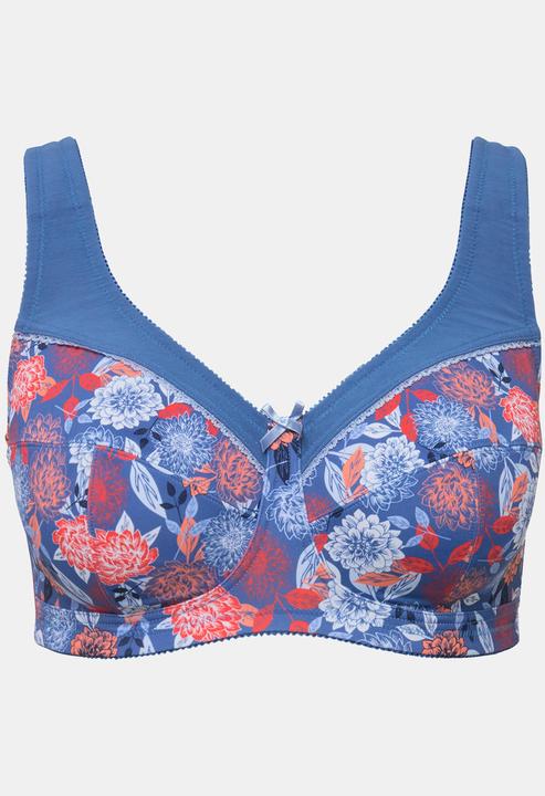 Actual product image Ulla Popken Floral Relief Bra (105 C)