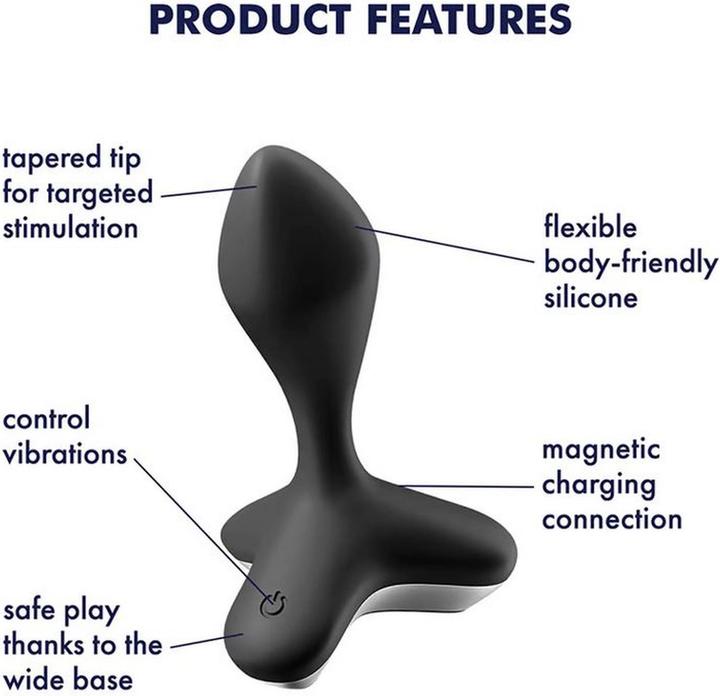 Actual product image Satisfyer Game Changer Vibrating Anal Plug