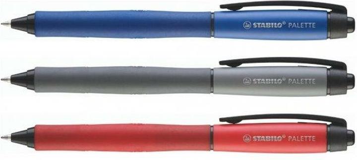 Produktbild STABILO Gelschreiber Palette, Metallspitze, Strichstärke 0,4 mm, nachfüllbar, 10 Stück, diverse... (Rot, 10 x)