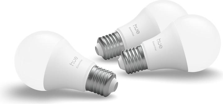 Produktbild Philips Hue Essential White & Color Ambiance (E27, 8 W, 806 lm, 3 x, F)