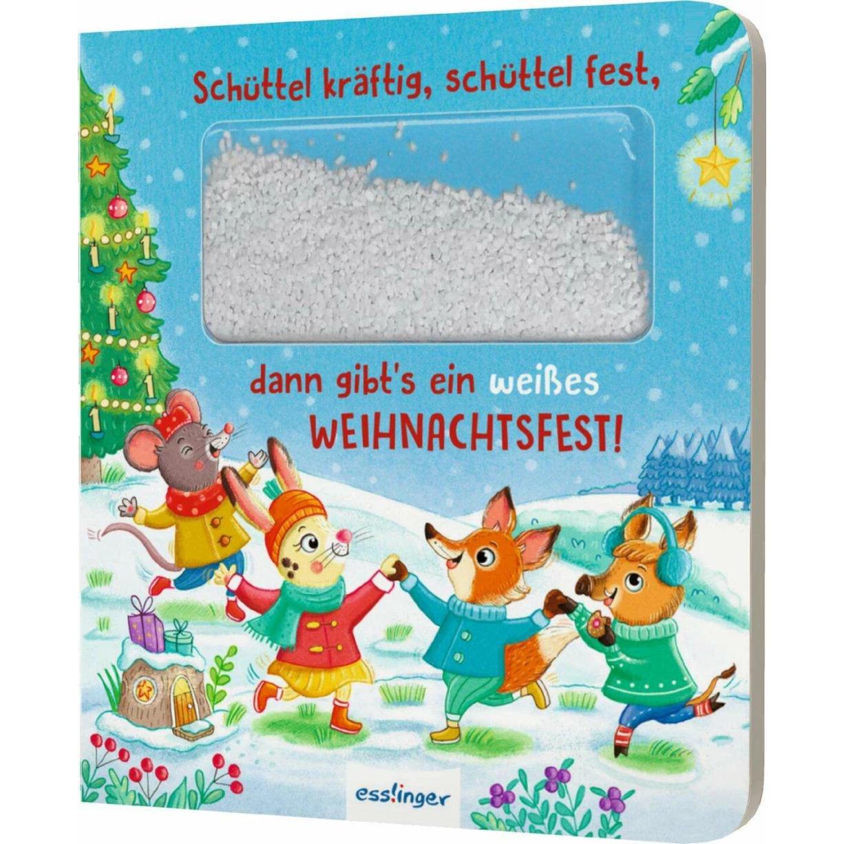 Schüttel-Pappe: Schüttel kräftig, schüttel fest, dann gibt’s ein weisses Weihnachtsfe, Kinderbücher von Madlen Ottenschl...