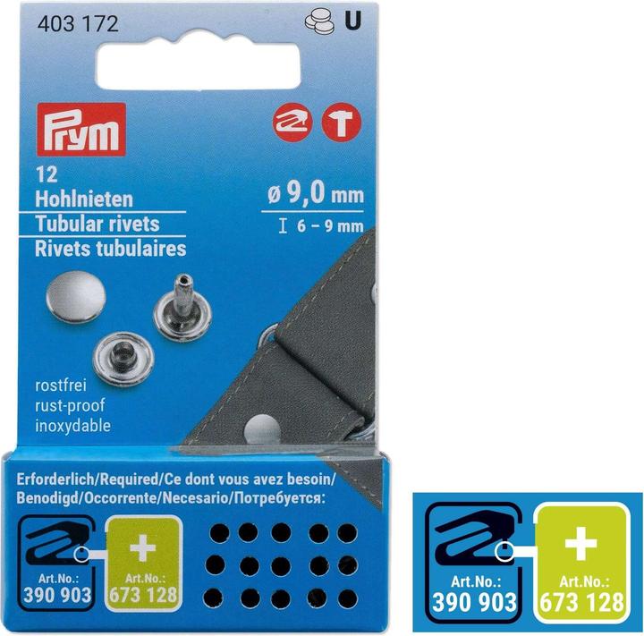 Immagine prodotto Prym Rivetti cavi 6 - 9 mm, 12 pezzi