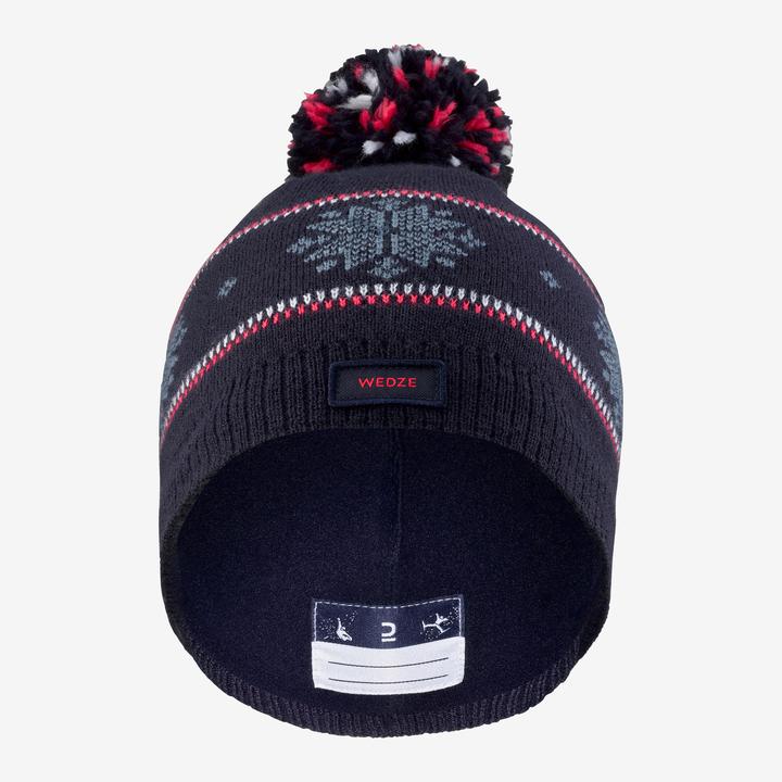 Immagine prodotto Wedze Cappello da sci per bambini fiocchi di neve - jacquard blu