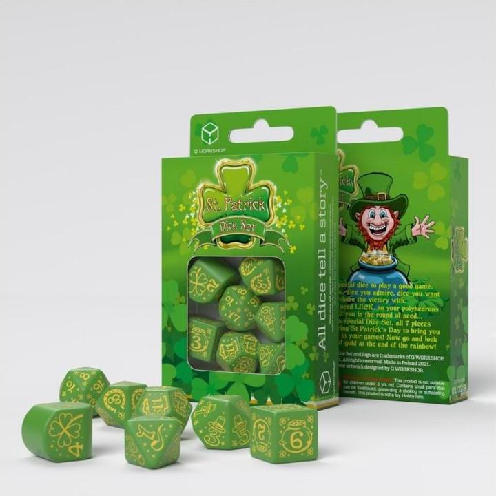 Produktbild Q Workshop RSTP2F - St. Patrick Modern Würfelset: Lucky Charm