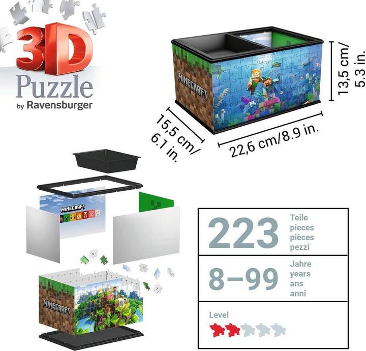 Produktbild Ravensburger Minecraft Storage Box (216 Teile)