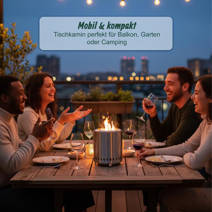 Produktbild Relaxdays Rauchfreier Tischkamin