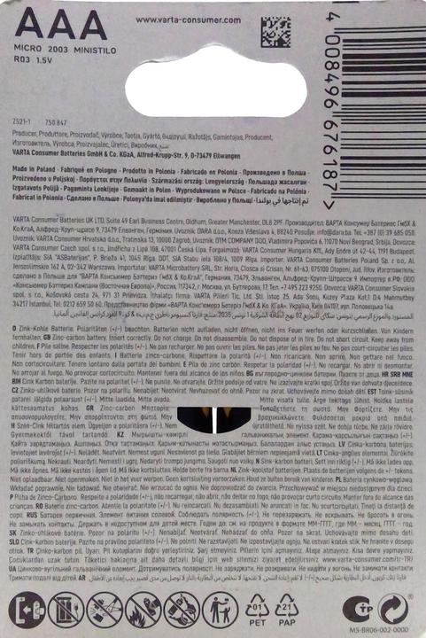 Produktbild Varta Superlife (4 Stk., AAA)