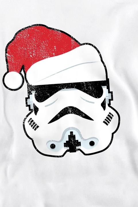 Actual product image Star Wars Unisex Adult Stormtrooper Santa Christmas Sweatshirt (XXL)