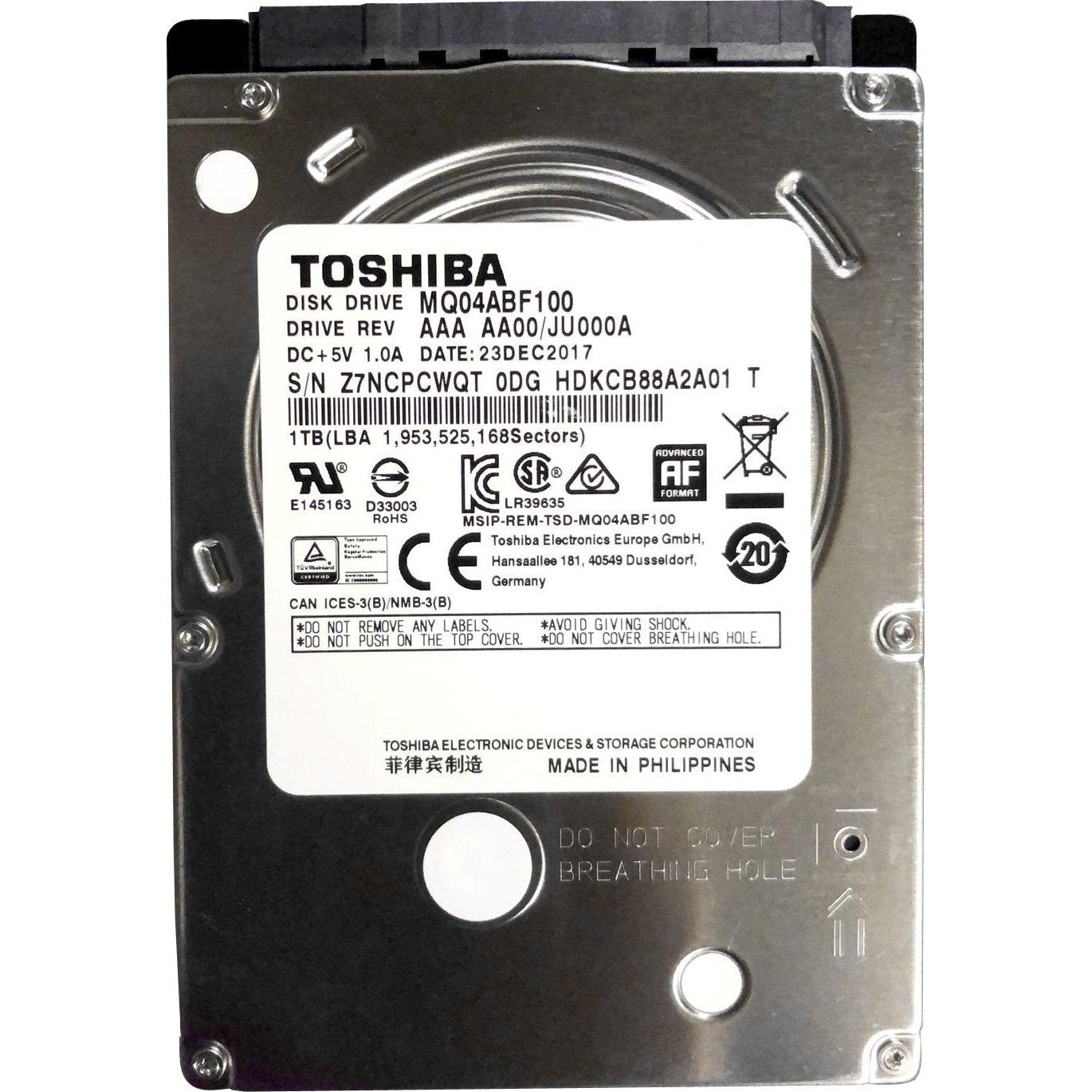 Thumbnail - Toshiba MQ04ABF100 (1 TB, 2.5"), Festplatte