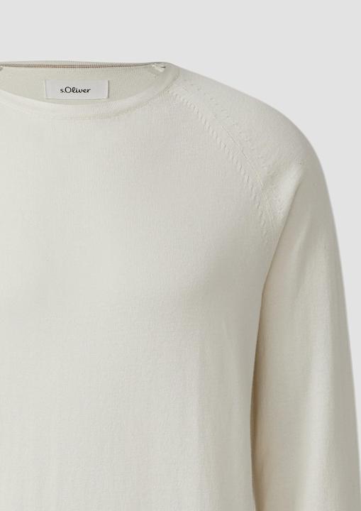 Produktbild s.Oliver Strickpullover Raglanpullover aus reiner Baumwolle (L)