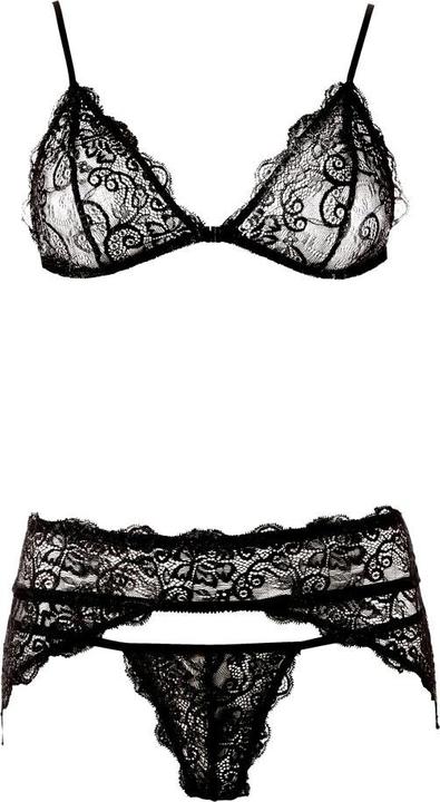 Produktbild Cottelli Collection Spitzen-Straps-Set (XL)
