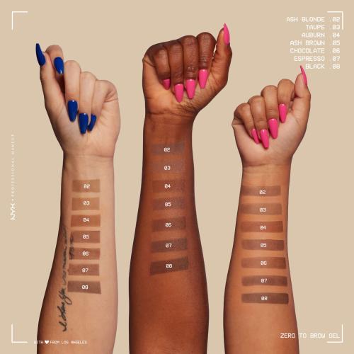 Actual product image NYX Professional Make-Up Zero To Brow (Ash Blonde)