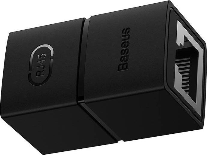 Actual product image Baseus AirJoy Series Ethernet cable connector RJ-45 2 pcs - black (RJ45)