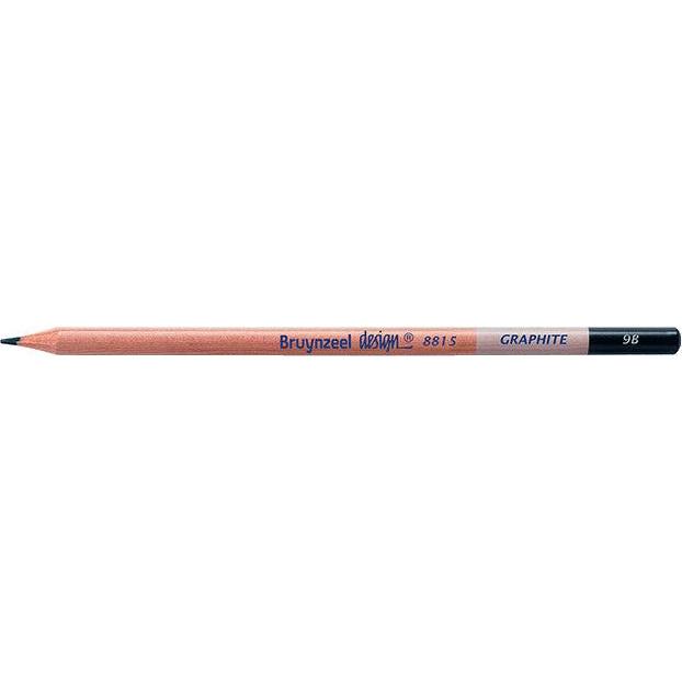 Thumbnail - Royal Talens, Bleistift, Bruynzeel Design Graphite 9B Graphite Pencils (9B, 1 x)