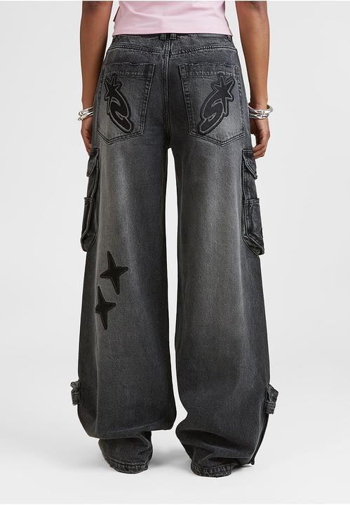 Actual product image Snipes S Star Washed Multi Pocket Cargo Pants - 199199 (25)