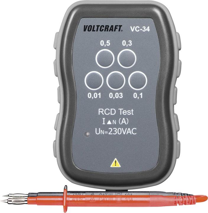 Produktbild Voltcraft FI-Schnelltester (CAT III 250V, Hand-Multimeter)