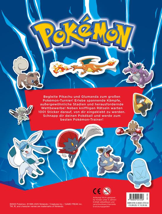 Produktbild Panini Das grosse Pokémon-Turnier: 1001 superstarke Sticker