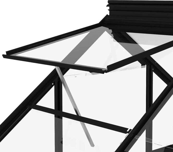 Produktbild VidaXL Ersatzgestell Für Gewächshaus Anthrazit 155X103X191Cm Aluminium