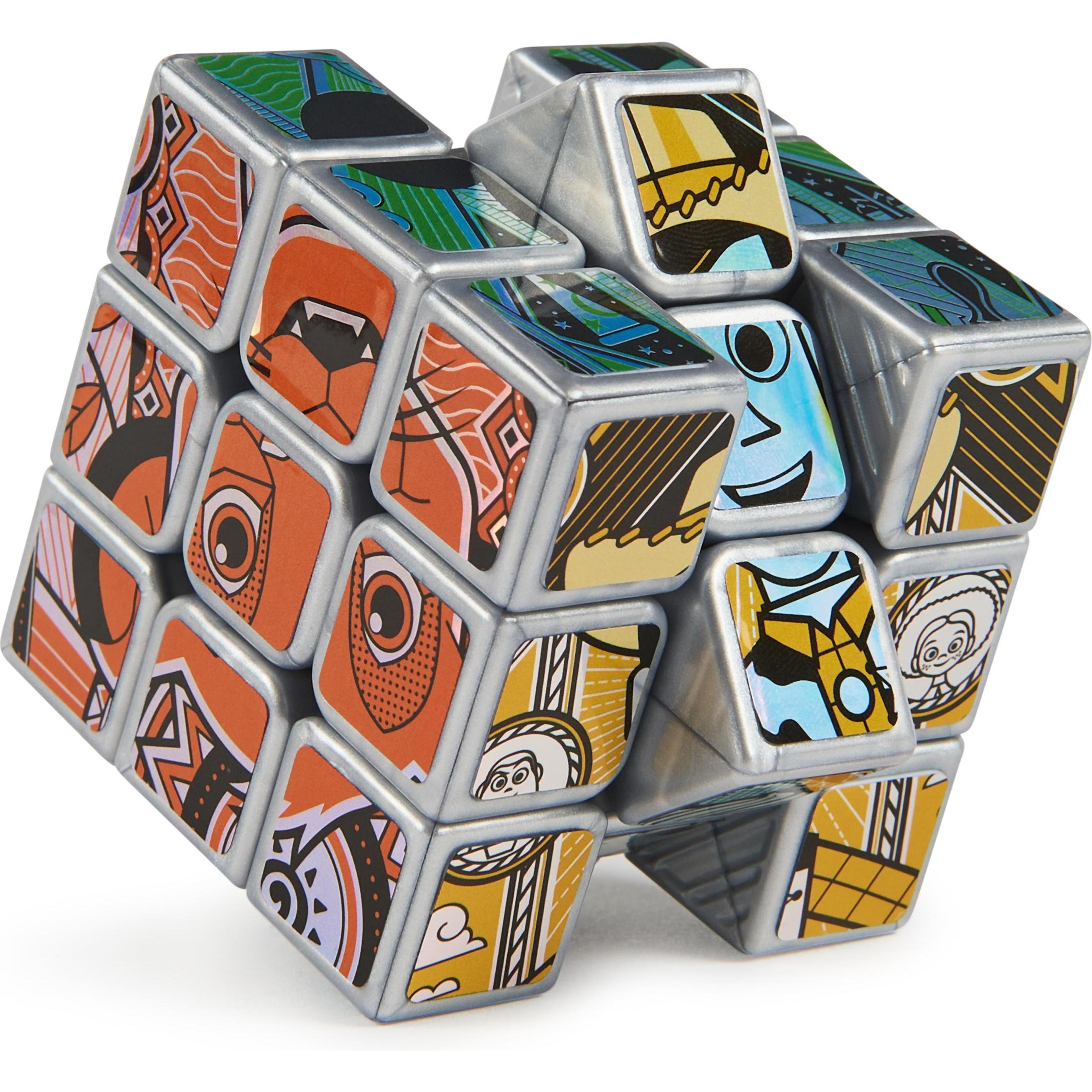 Rubik's Multicolore Cubo Disney In Platino 3X3 (3 X 3)