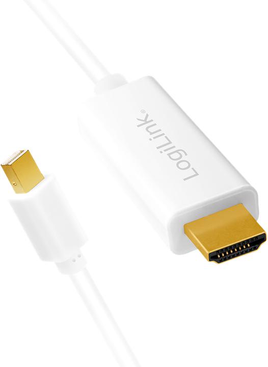 Actual product image LogiLink Mini DisplayPort — HDMI (Typ A) (3 m, DisplayPort, 1.4b)