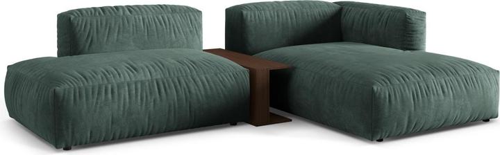 Image du produit Micadoni Canapé D'Angle Droit Modulaire, "Martina", 2 Places, 292x176x75 Fabriqué en Europe (Canapé modulaire, Canapé d'angle)