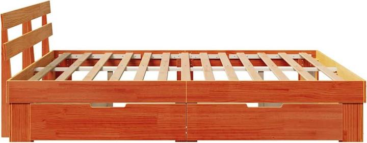 Image du produit vidaXL Holzbett (200 x 200 cm)