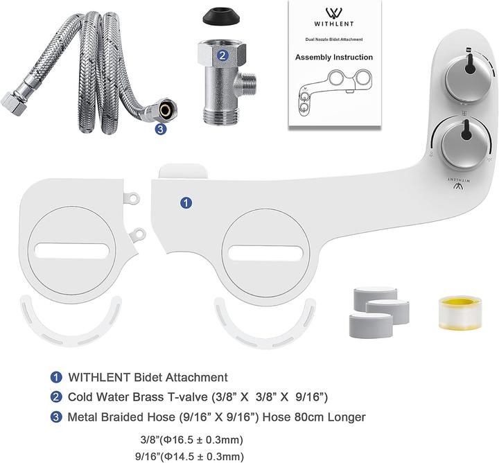 Actual product image Withlent Bidet-Aufsatz