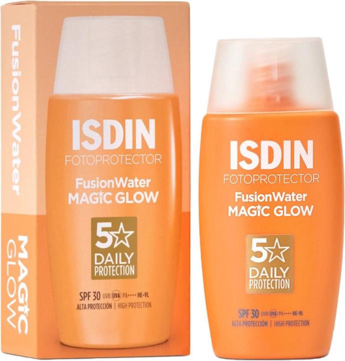 Isdin Fusion Water Magic Glow Sunscreen SPF 30 50ml (Sonnencreme, SPF 30, 50 ml)